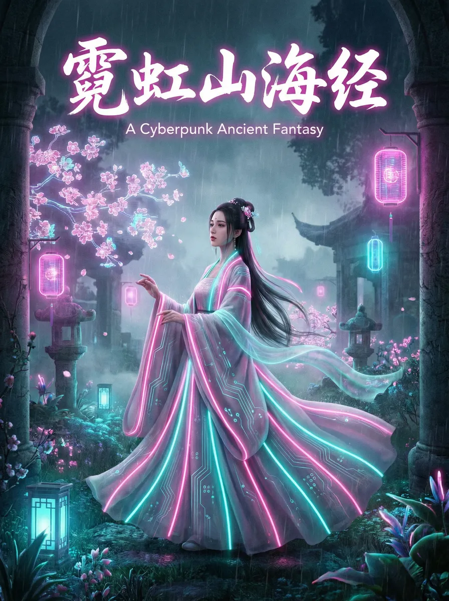 日韩无码_hsck黄色仓库 古风奇缘短剧 - 霓虹山海经海报